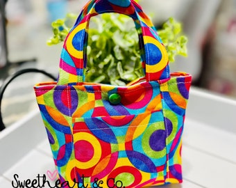 Mod Colorblock Mini Tote Bag