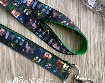 EXCLUSIF Loki (Tom Hiddleston) ~ porte-clés, lanière ou lanière détachable ~ boutique conçu ~ fabriqué aux États-Unis ~ fabriqué dans l'Ohio