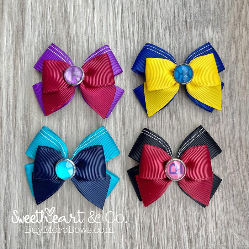 Petite Sailor Guardian Hair Bows~ Mercury, Venus, Moon, Chibi-Moon, Mars, Jupiter, Saturn, Uranus, Neptune, Pluto, SuperS image 4
