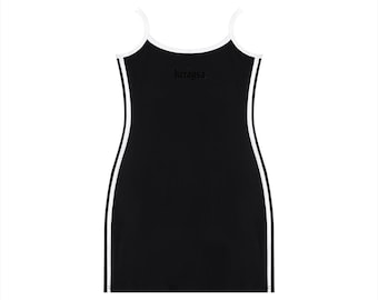 Minivestido de mujer con bloques de color