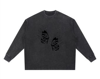 Mineral Wash Waffle Oversized T-Shirt