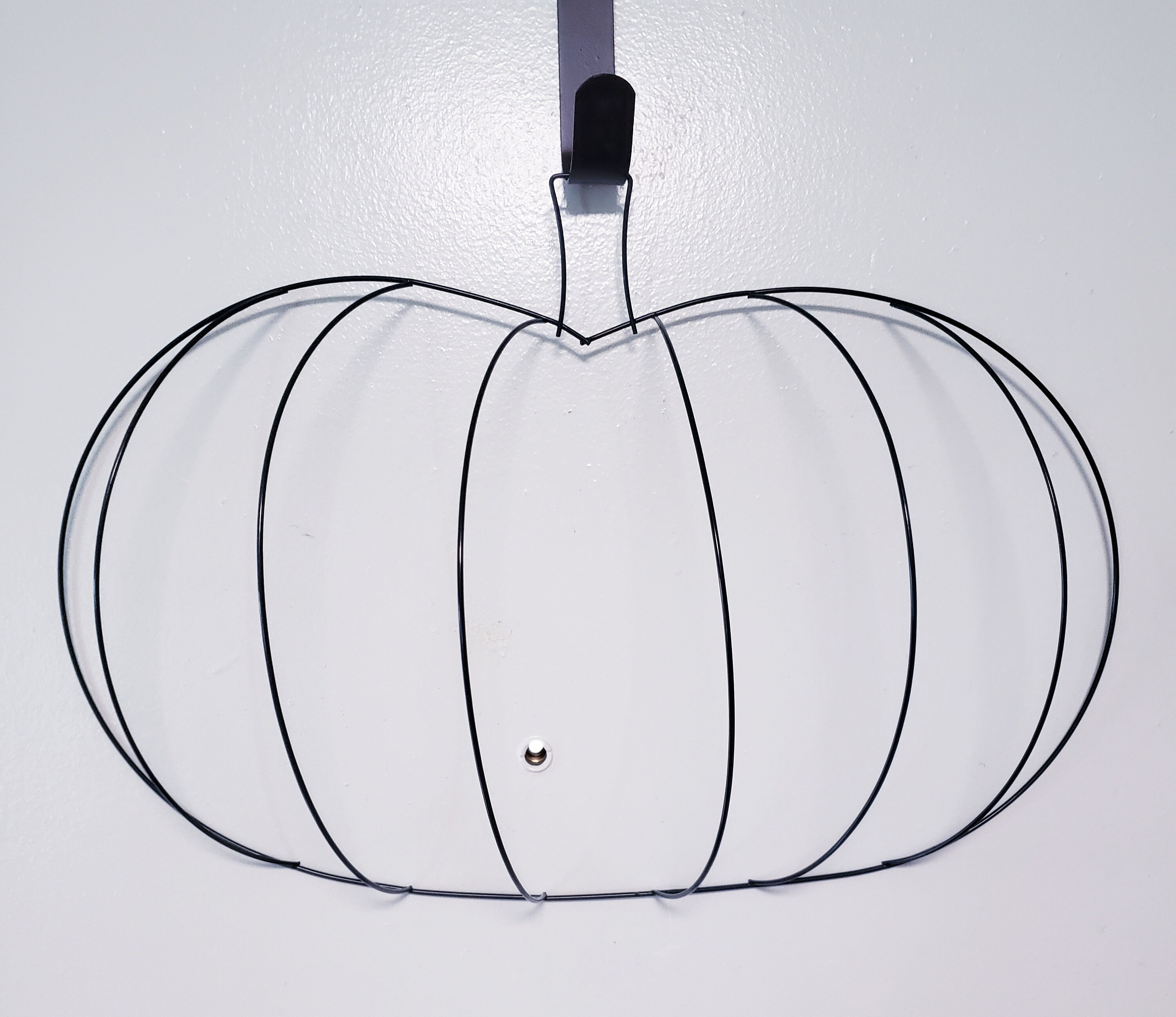 Se1t of 6~ Inch Pumpkin Wreath Form, Pumpkin Wreath, Metal