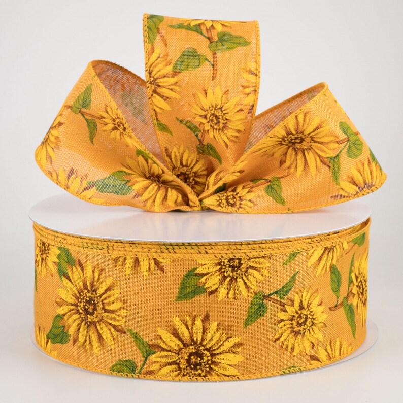 Sunflower Ribbon Spool 2.5