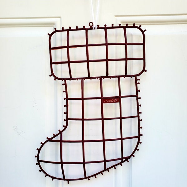 14 x 10.5 Boot Wreath Form, Boot Form, Christmas Boot Form  DIY Wreath Form, Wreath Frame, Boot Shaped Plastic Wreath Form, Stocking Form