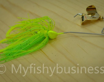 Chartreuse and Green Buzz Bait