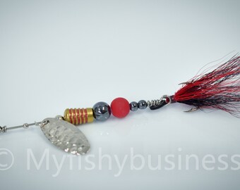 Red and Black inline spinner