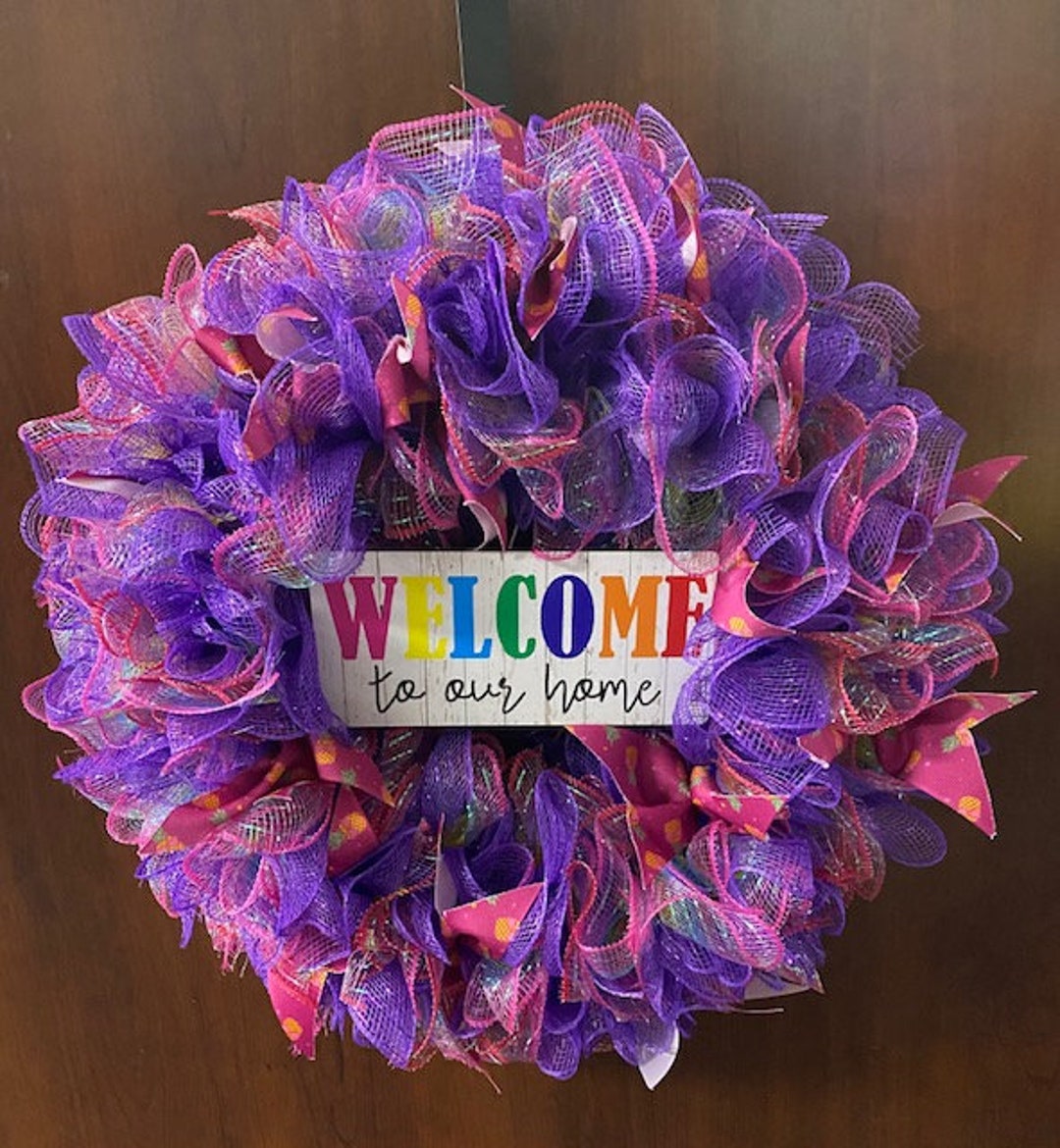 Pineapple Wreath Etsy