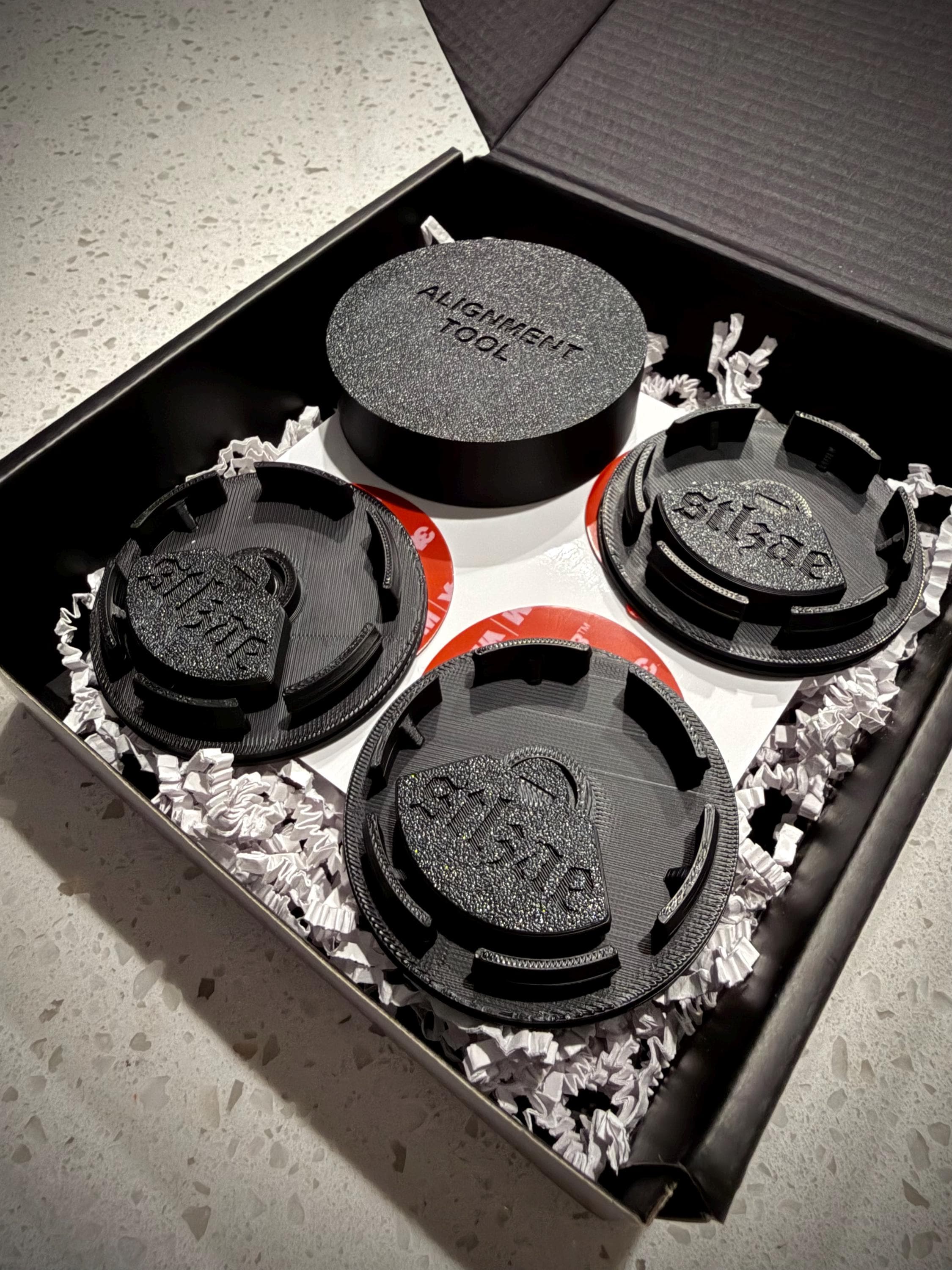 Weds Kranze Cerberus Floating Center Cap Kit, 54.6mm VIP Wheel