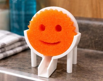 3D Printed Smiley Face Sponge Holder | Kitchen Sink Caddy