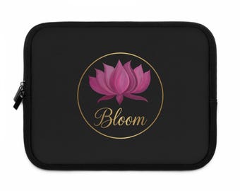Custodia per laptop Lotus Bloom / Taglie da 10, 13 e 15 pollici / Proteggi il tuo laptop