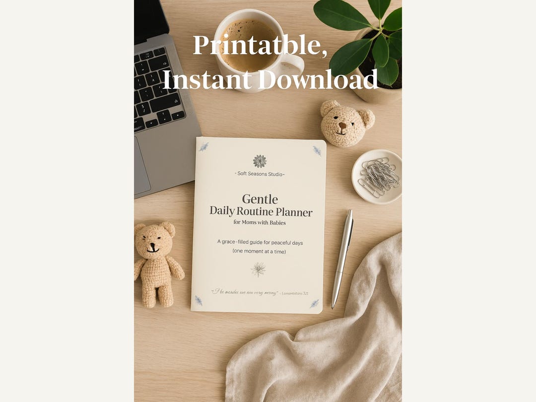 Gentle Daily Routine Planner for Moms With Babies Printable Motherhood ...