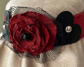 Priscilla Love Leder Choker