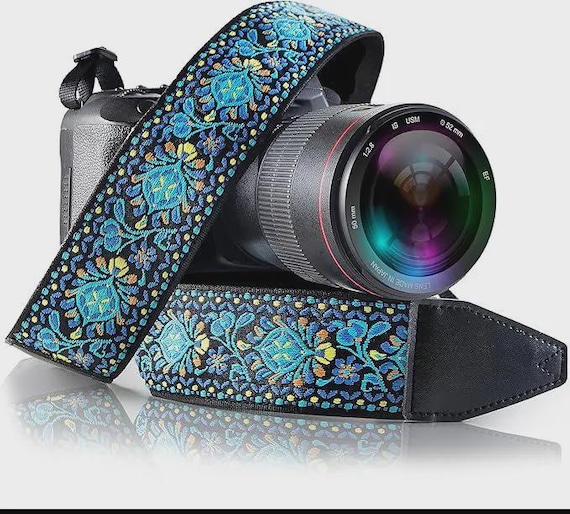 Embroidered Camera Strap: Art Tribute, Personalized Gift