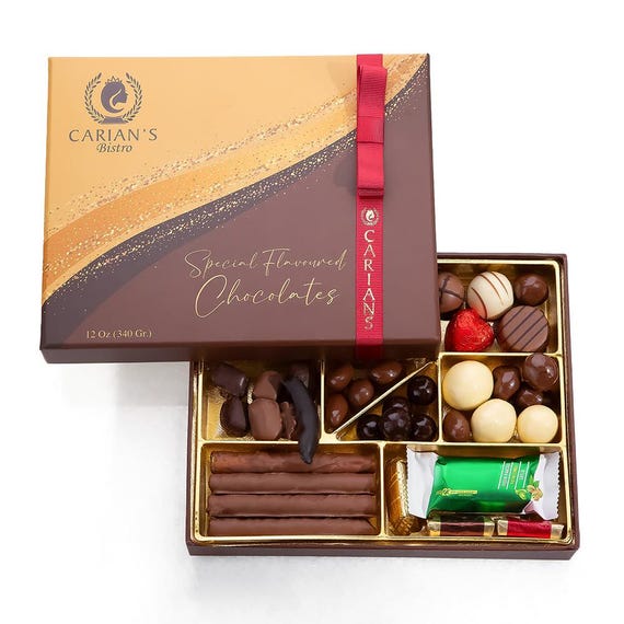 Handmade Chocolate Gift Box, Luxury Pralines & Turkish Delights