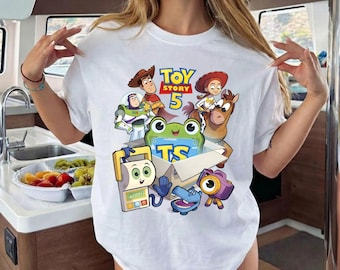 Comfort Colors® Toy Story Land Shirt, Disney Woody Buzz Jessie Tee, Family Matching Disneyland Disney World Trip Shirt