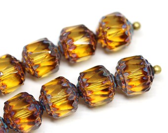 SALE* 11mm 4pcs Golden Amber Topaz fire opal Czech glass flat back cabochon November birthstone color DIY Jewelry supplies SALE* 11mm 4pcs Golden Amber Topaz fire opal Czech glass flat back cabochon November birthstone color DIY Jewelry supplies
