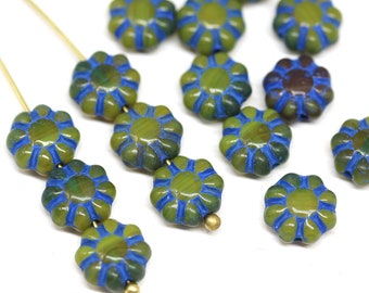 Flower Czech glass beads