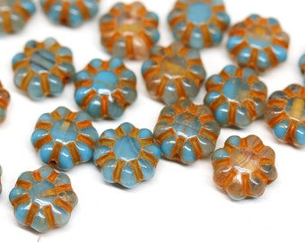 Flower Czech glass beads