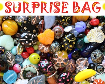 Mezcla de cuentas de vidrio checas para la fabricación de joyas, sorpresa para agarrar una bolsa de sopa de cuentas de 20 g, suministros de cuentas de bricolaje