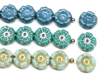 Flower Czech glass beads