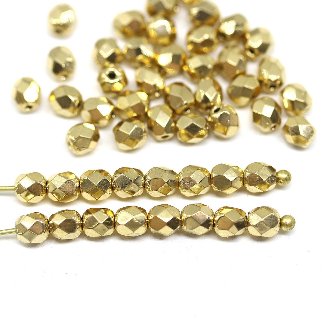 3 Perles Diamant Brut 5mm - Naturelles Gris Scintillant - 2.2 Carats Total - Sud-Africain