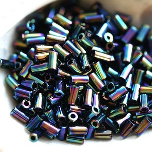 Demi 8-84, Toho 8g Metallic Iris Green/Brown Demi 8-84, Toho 8g Metallic Iris Green/Brown