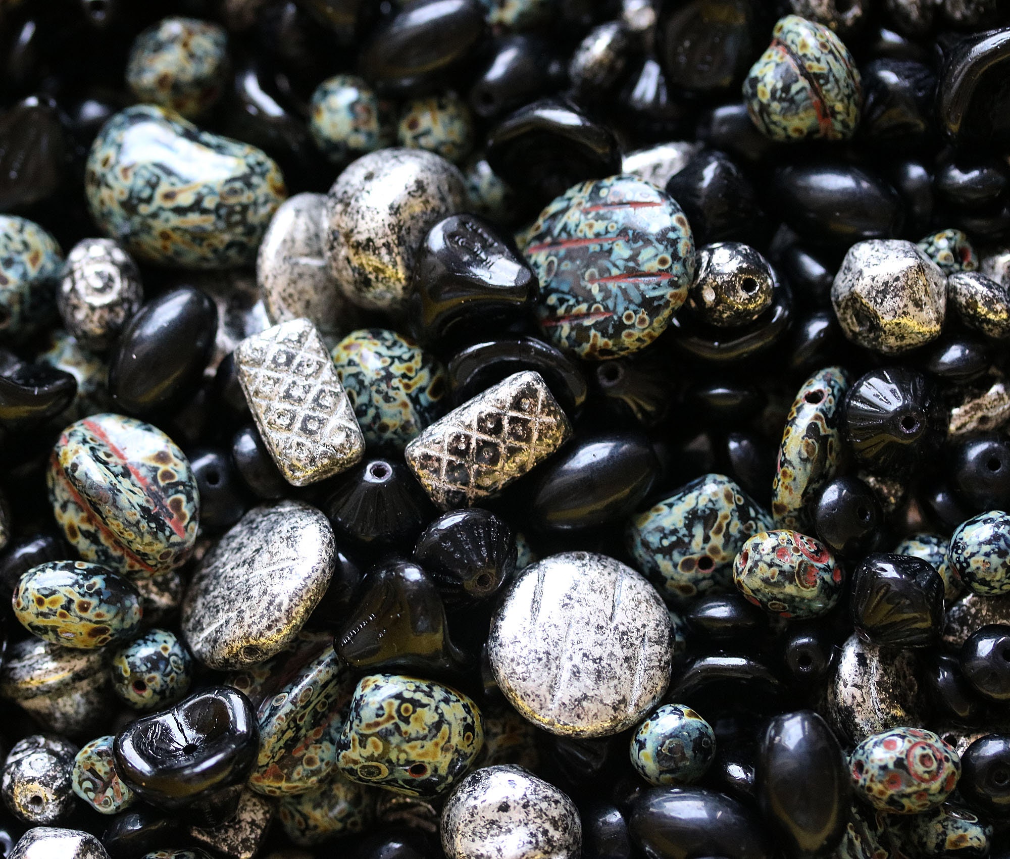 Czech Glass Beads Mix for Jewelry Making, Surprise Grab a Bag 20g Bead  Soup, DIY Beading Supplies -  Denmark