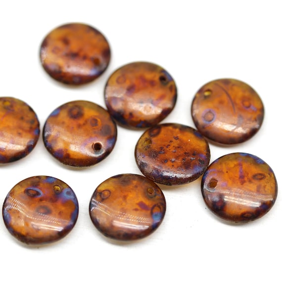 Crystal Smokey Topaz Miyuki Picasso Glass Seed Beads BP-4505