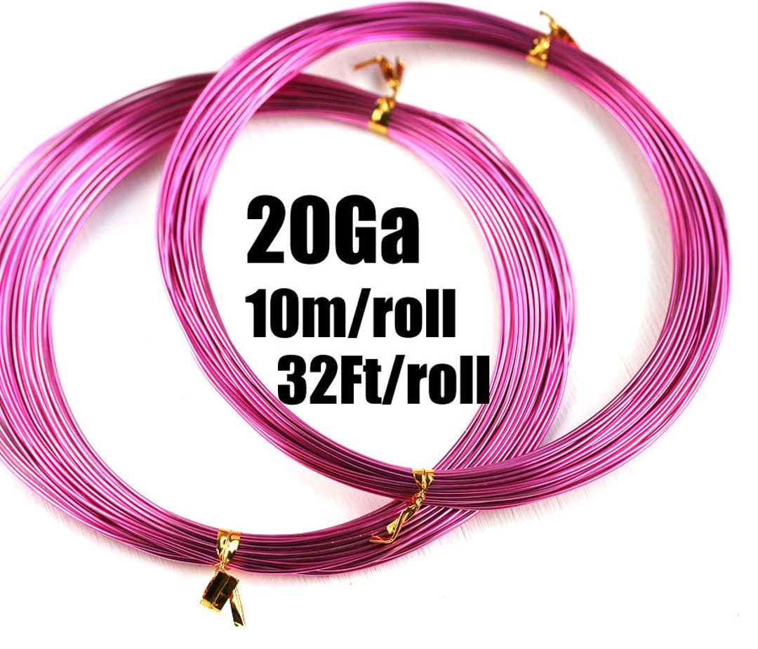 Alambre De Latón Semiduro - 2 Carretes De 10m, Calibre 20 (0.8mm), Ideal Para Joyería, Bisutería Y Manualidades