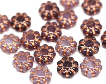 Flower Czech glass beads