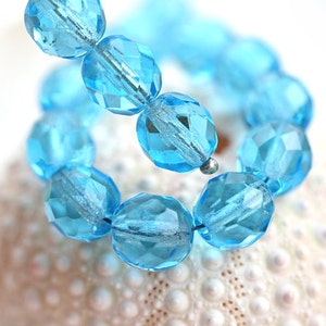 Cuentas Prensadas De Vidrio Checo, Cuentas Pulidas Al Fuego De