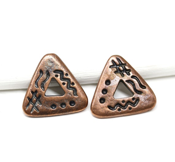 Metal Mini Spiral Clips 25//Pkg-Antique /& Copper
