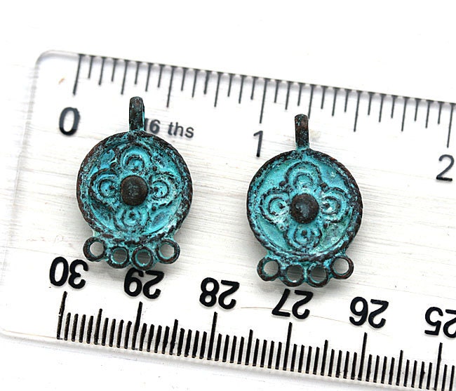 2 Sterling Silver Chinese Fan Pendant Charm Earring Chandelier Connectors, 925 Silver Findings
