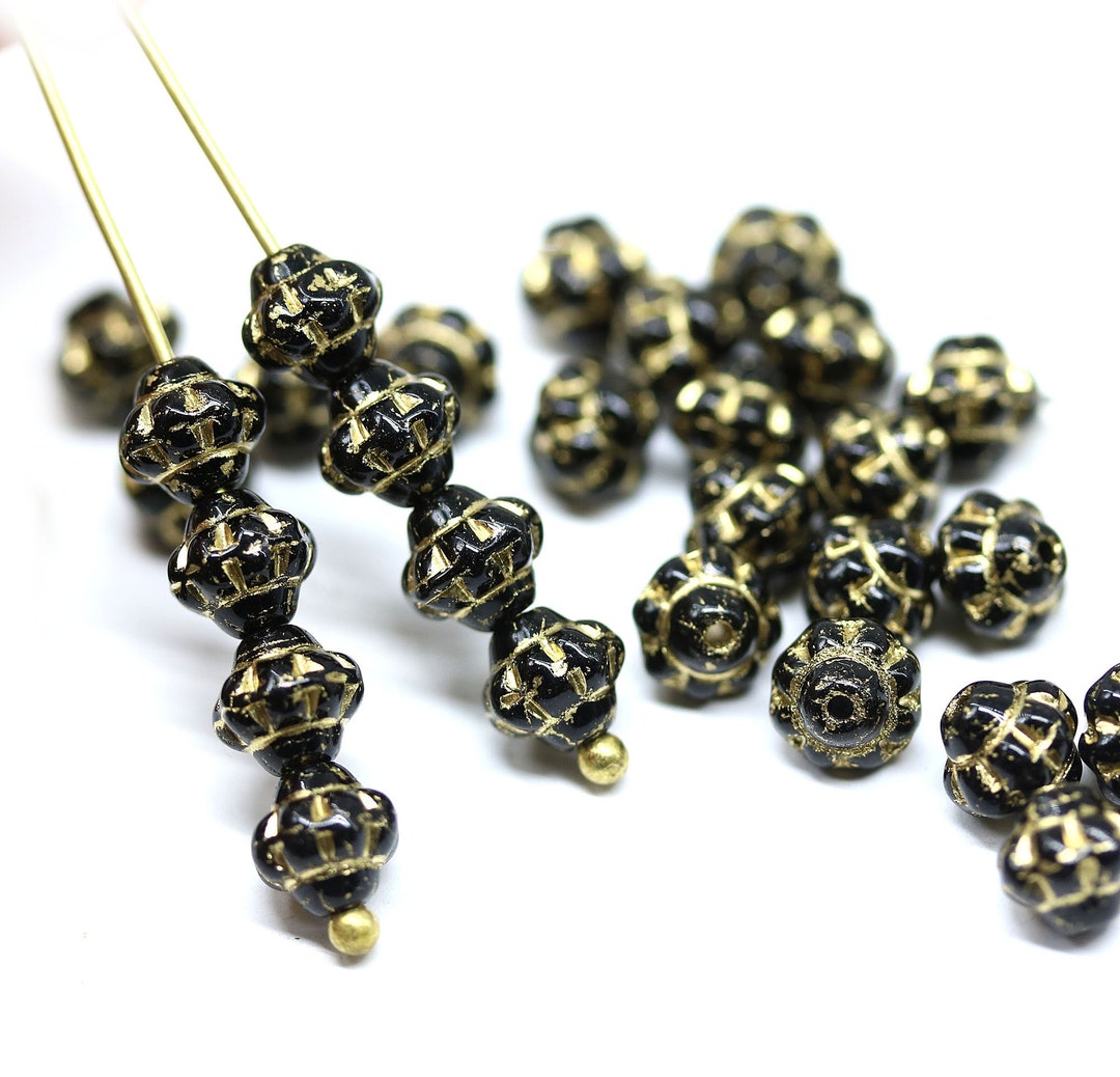 RUBYCA 14mm 2 Fili di Vetro ceco Perle Rotonde Luce Arancione Dipinto Colorato String Gioielli Fare