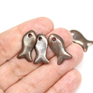 1x FIBBIA GANCIO GANCIO ARGENTO STERLING OSSIDATO FIORE ROSA - Foto 2