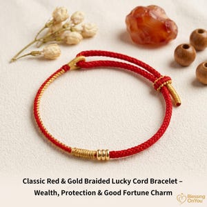 Armband zum Jahr des Schafes 2027, rote Schnur mit Goldfaden, Glücksarmband des chinesischen Tierkreises, Geschenk für Glück und Wohlstand, Mondneujahr des Feuerschafes