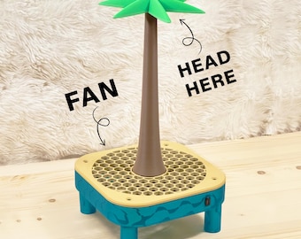 Fursuit Head Trockner Ständer, aktiver Luftstrom Trocknungsgebläse, USB-C, kompakt und tragbar