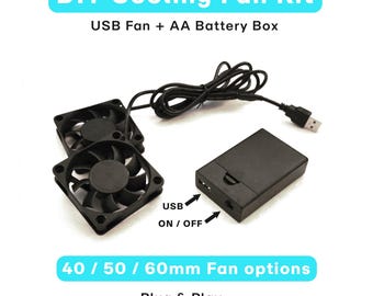 DIY USB-Lüfter für Fursuits, Cosplay & Projekte mit AA Batterie Box Schalter
