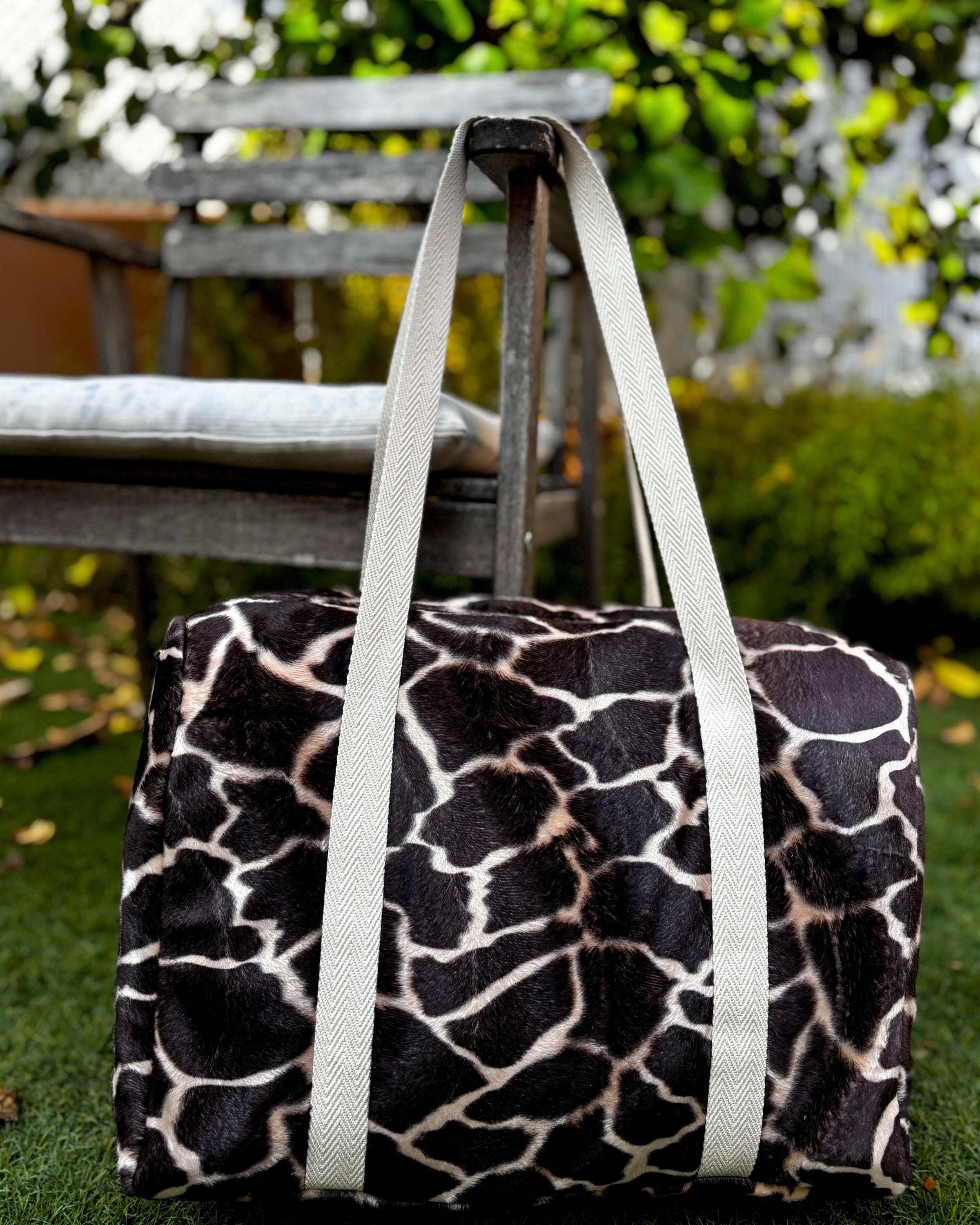 Sac week-end ou bagage cabine girafe