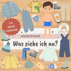 Guia visual de vestuário masculino para creche | O que devo vestir, modelo PDF para menino 2.0 | Cantinho da roupa para roda da manhã, menores de 3 anos, creche