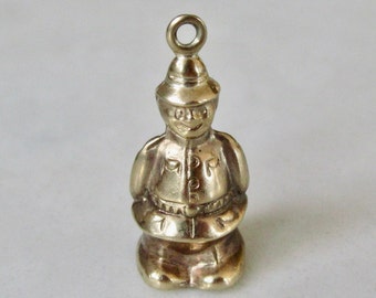 Large Vintage 9ct Gold Laughing Policeman Puffy Charm