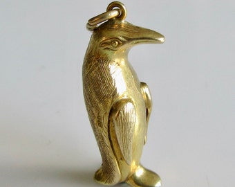 9ct Gold Penguin Charm or Pendant