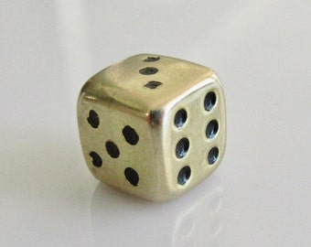 9ct Gold Lucky Dice Charm or Pendant