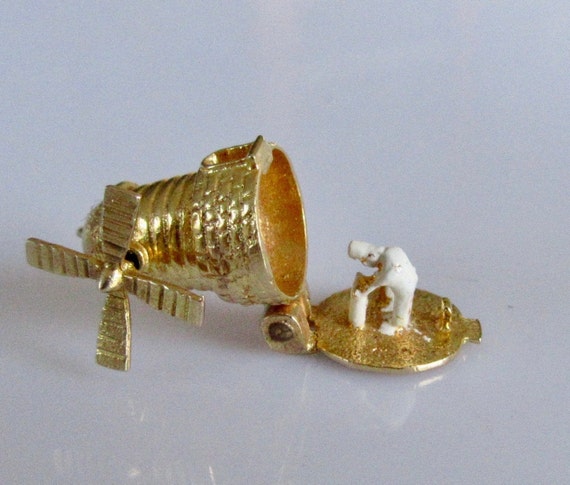 Charm Portable En Or Jaune 9 Carats - Bijou Neuf Avec Étiquettes - Marque Jewellerybox