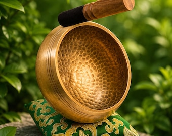 Handgemaakte klankschalenset | Tibetaanse Meditatie Klankschaal | Yoga en spirituele wellness