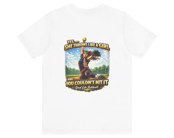 Ja wirft sie wie ein Mädchen Softball Werfer Tee | Fastpitch Softball-Shirt