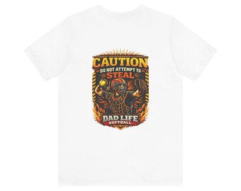 Vorsicht: Softball-Shirt nicht stehlen | Fastpitch Softball T-Shirt | Hingucker Softball Shirt | Dad Life Softball | Softball Geschenk