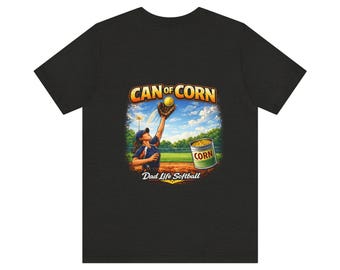 Dose Corn Softball Shirt | Fastpitch Softball T-Shirt | Outfield Softball Shirt | Dad Life Softball | Softball Geschenk