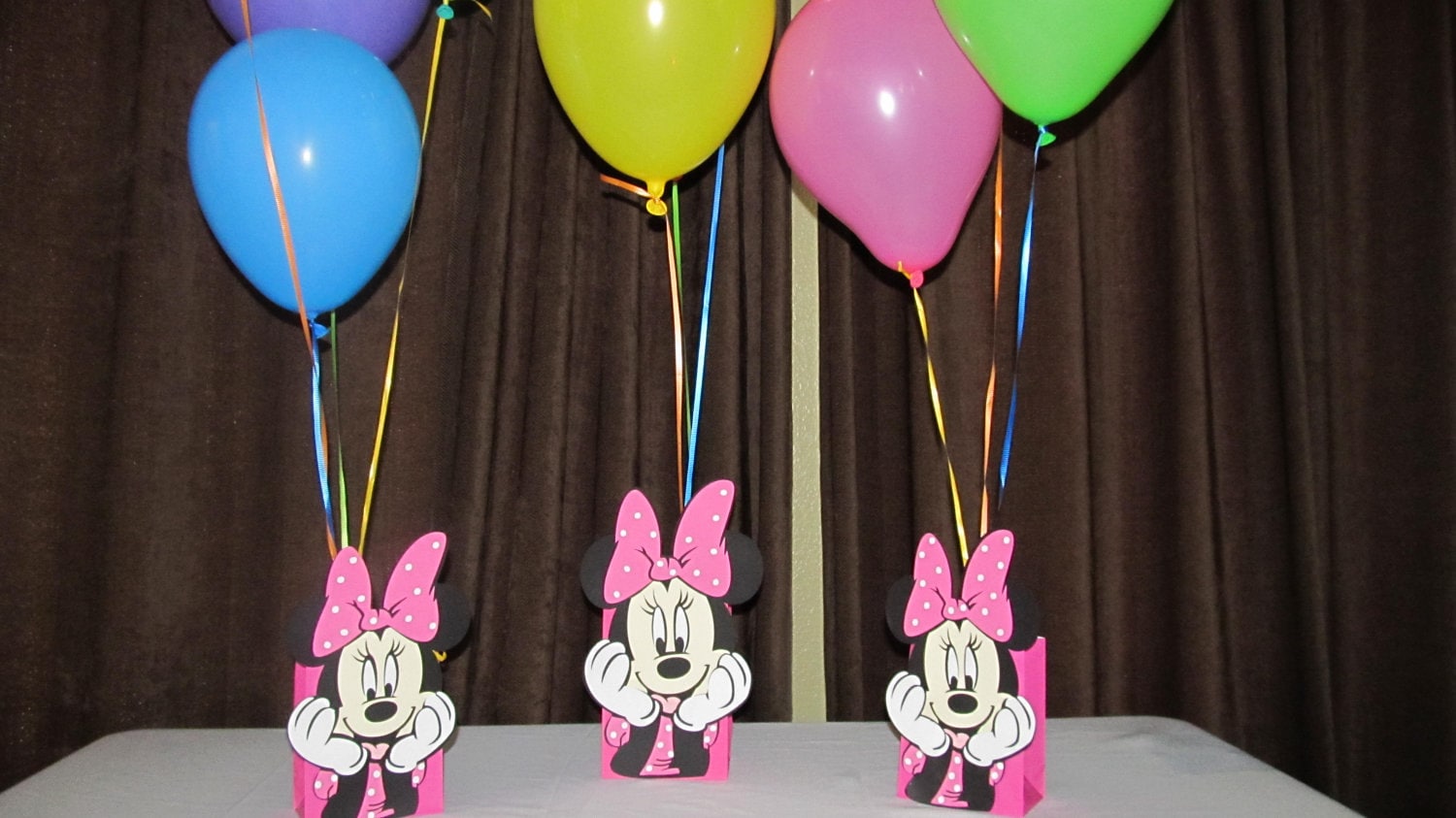 Minnie Mouse Birthday Party Centerpiece Etsy