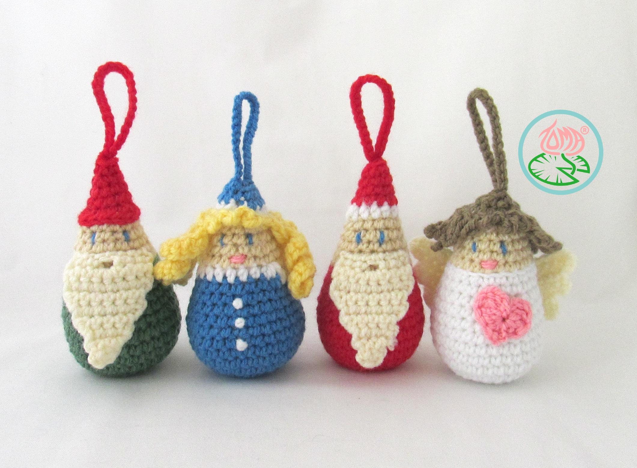 Amigurumi Christmas Ornaments 4 Designs PDF Patterns - Etsy